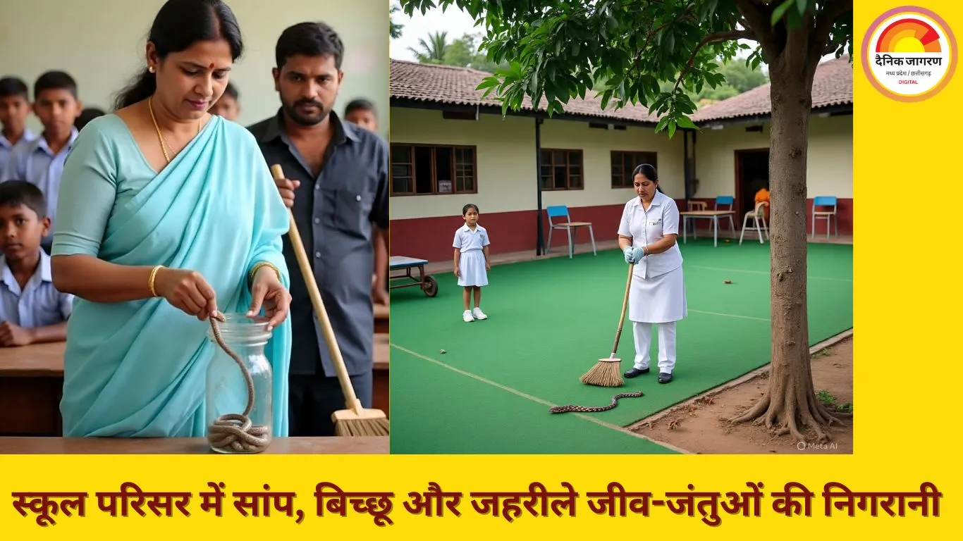 छत्तीसगढ़ स्कूलों में टीचर्स को मिली नई जिम्मेदारी: सांप-बिच्छू भी भगाना होगा