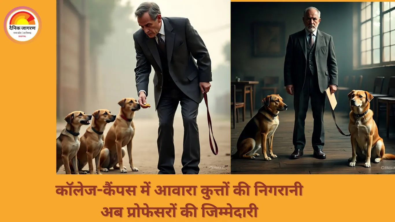 छत्तीसगढ़ के कॉलेज-कैंपस में आवारा कुत्तों पर कड़ा नियंत्रण, प्रोफेसर होंगे निगरानी अधिकारी