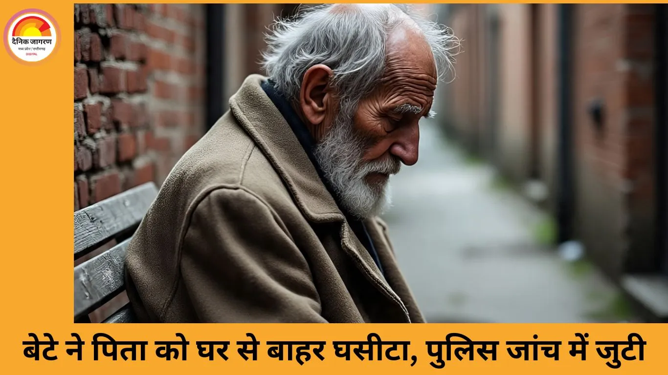 दुर्ग में पारिवारिक विवाद हिंसक हुआ: PWD इंजीनियर को बेटे ने घर से बाहर घसीटा