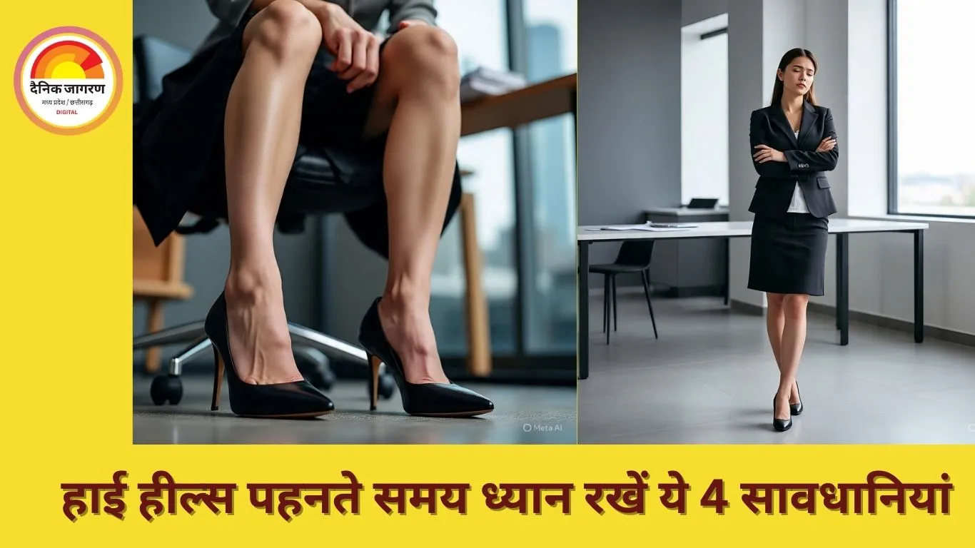 रोज हाई हील्स पहनना पड़ सकता है भारी, जानें सेहत पर पड़ने वाले गंभीर असर