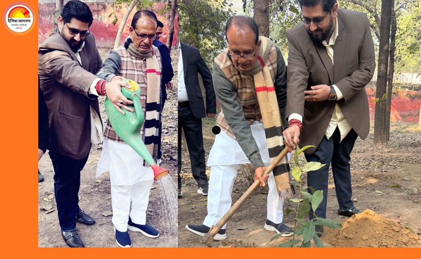 शिवराज सिंह चौहान के निवास पर वृक्षारोपण अभियान: साहिल लुथरा ने साझा की सतत विकास की दृष्टि