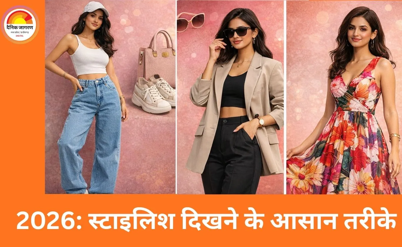 फैशन ट्रेंड्स 2026: स्टाइलिश दिखने के आसान तरीके