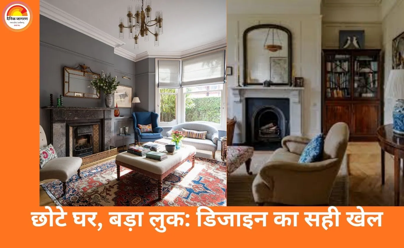 छोटे घर को बड़ा दिखाने के डिजाइन टिप्स: स्मार्ट इंटीरियर से बदल जाएगा आपका स्पेस