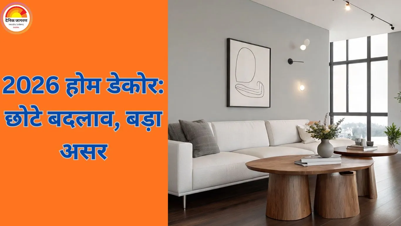 होम डेकोर ट्रेंड्स 2026: छोटे बदलाव जो घर को खूबसूरत और आरामदायक बनाते हैं