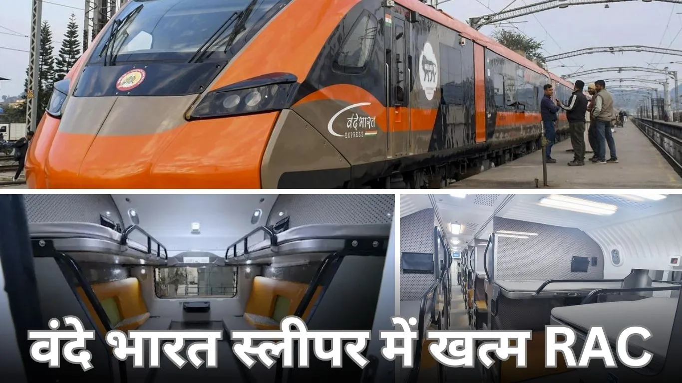 वंदे भारत स्लीपर में बड़ा बदलाव: अब नहीं मिलेगा RAC, बिना कन्फर्म बर्थ के नहीं होगी एंट्री – जानिए किराया और पहला रूट