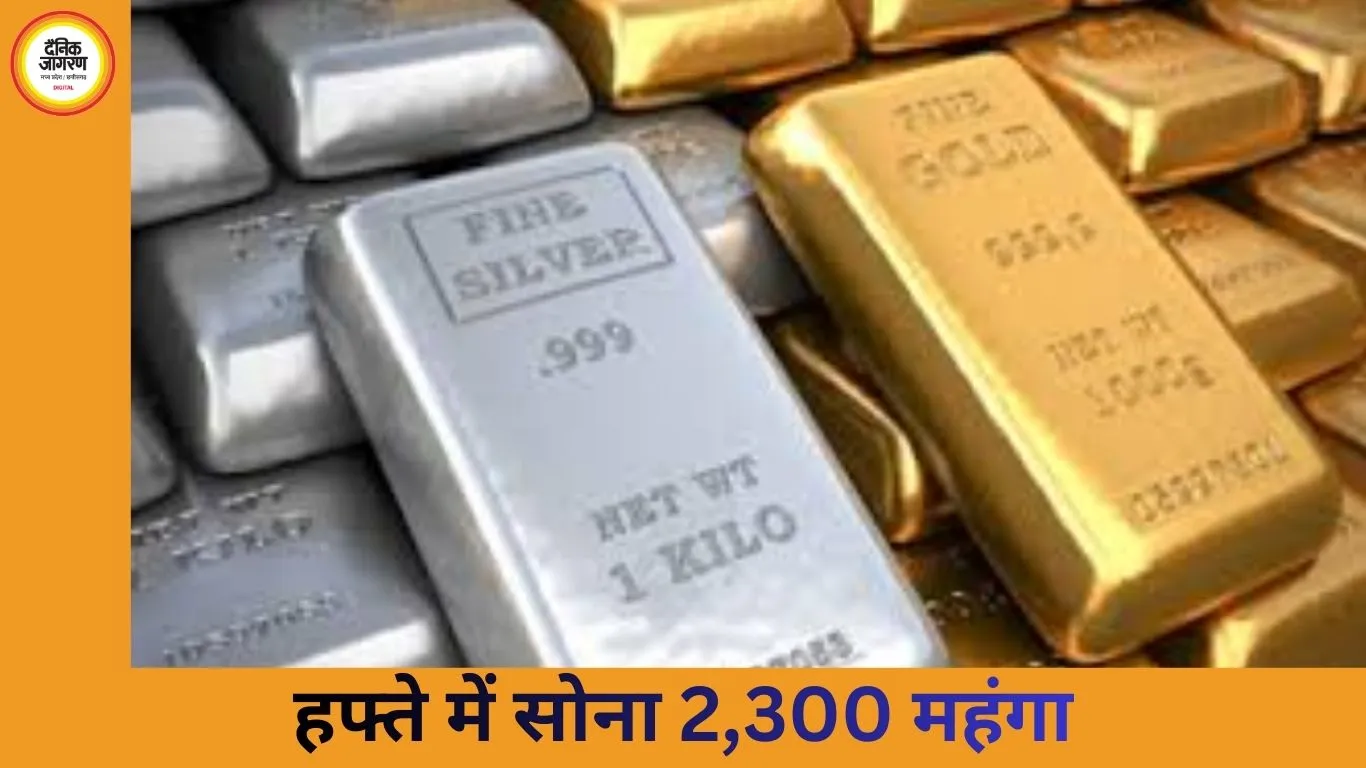 सोना 1.55 लाख प्रति 10 ग्राम, चांदी 2.50 लाख प्रति किलो: हफ्तेभर में तेज़ी