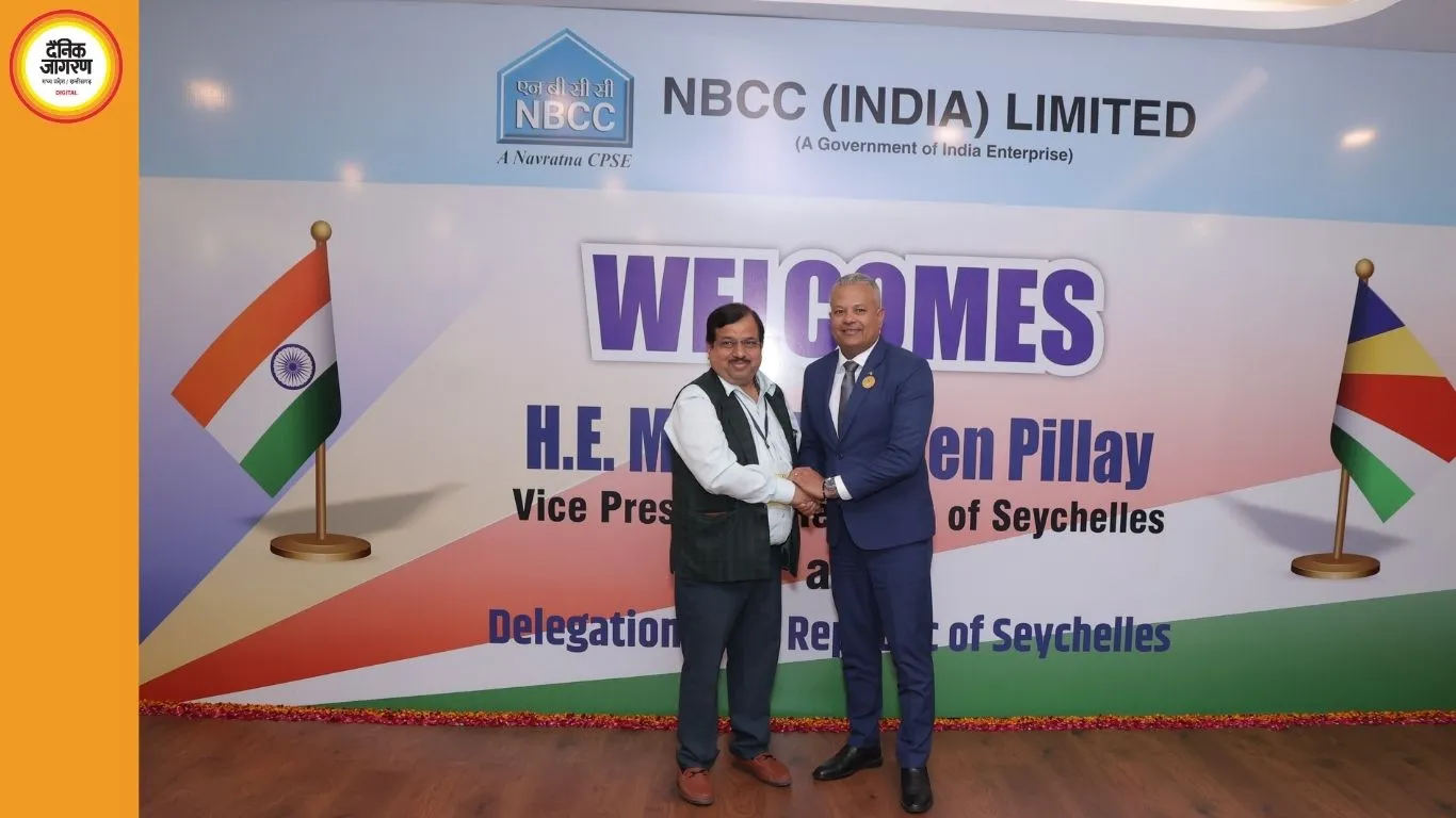 सेशेल्स उपराष्ट्रपति ने एनबीसीसी कार्यालय का दौरा किया