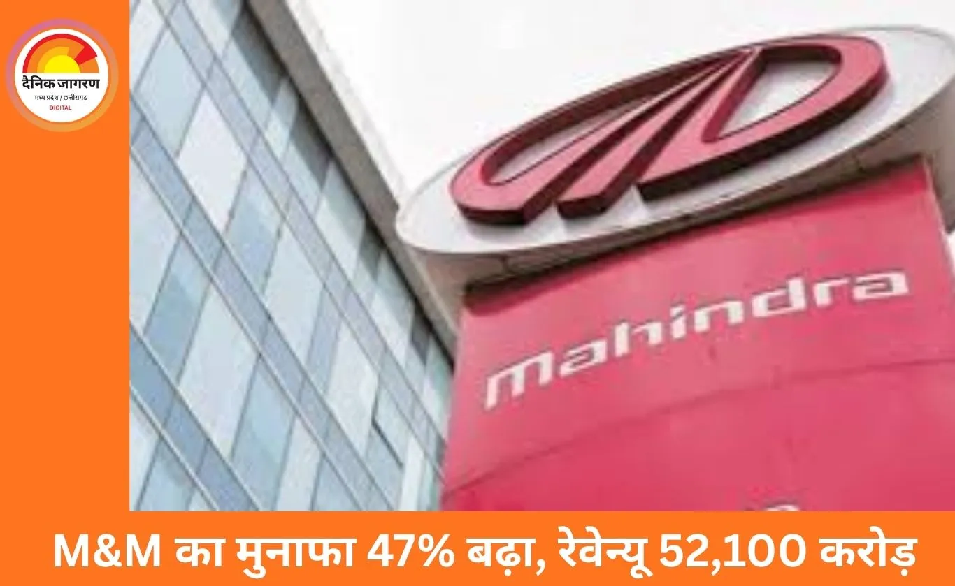 महिंद्रा एंड महिंद्रा का मुनाफा 47% बढ़ा, तीसरी तिमाही में रेवेन्यू 26% तक उड़ा