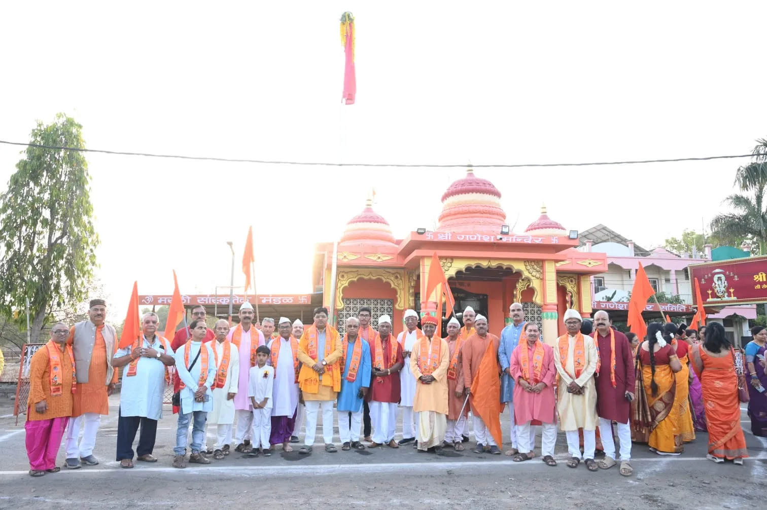 ढोल-नगाड़ों की गूंज के बीच भोपाल में मना गुड़ी पड़वा, 31 फीट ऊंची गुड़ी बनी आकर्षण का केंद्र