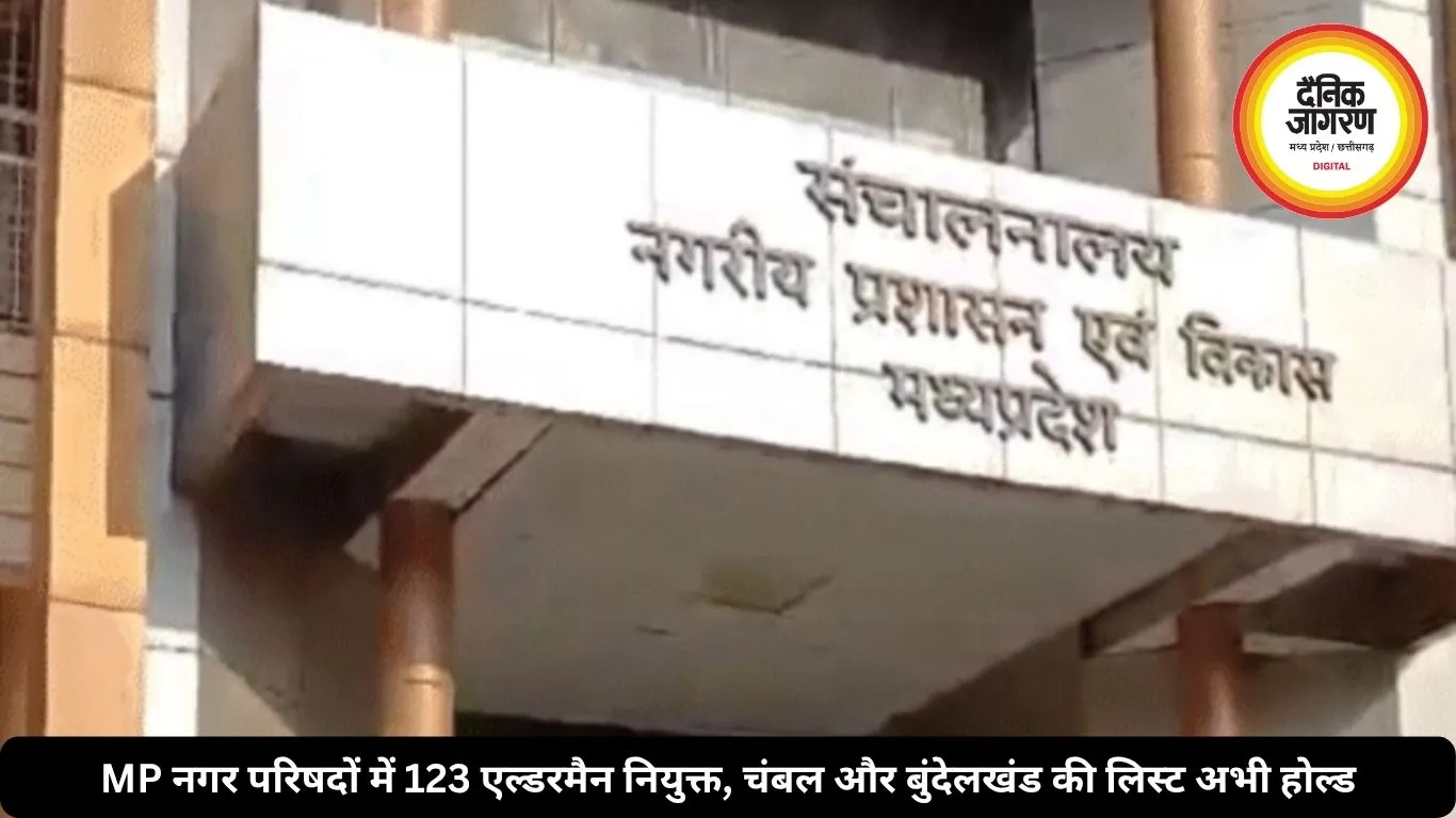 MP नगर परिषदों में 123 एल्डरमैन नियुक्त, चंबल और बुंदेलखंड की लिस्ट अभी होल्ड
