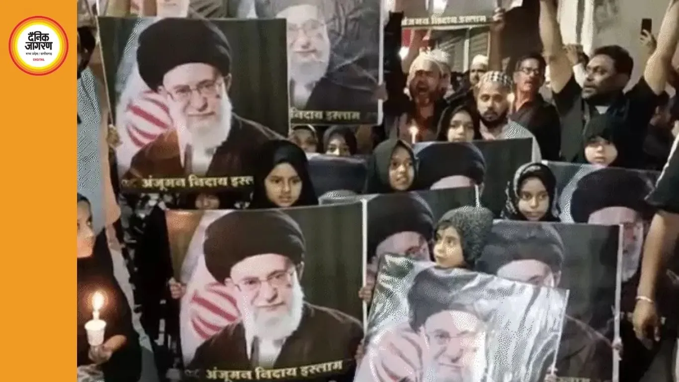 जबलपुर में खामेनेई के समर्थन में सड़कों पर उतरा शिया समुदाय