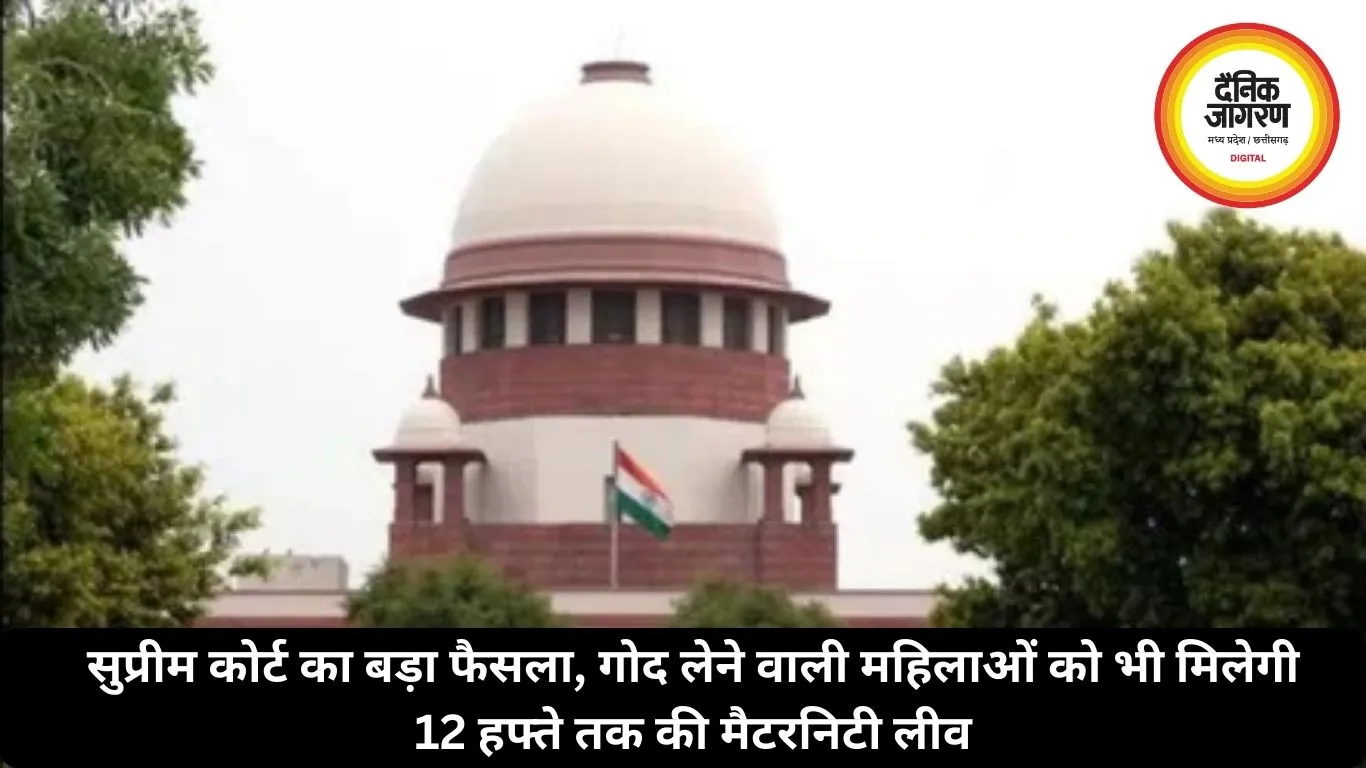 सुप्रीम कोर्ट का बड़ा फैसला, गोद लेने वाली महिलाओं को भी मिलेगी 12 हफ्ते तक की मैटरनिटी लीव