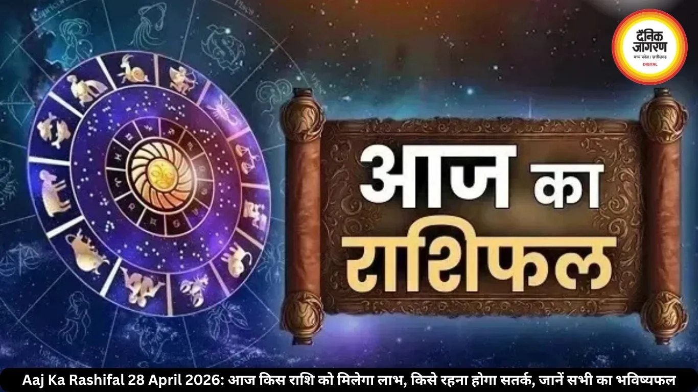 Aaj Ka Rashifal 28 April 2026: आज किस राशि को मिलेगा लाभ, किसे रहना होगा सतर्क, जानें सभी का भविष्यफल