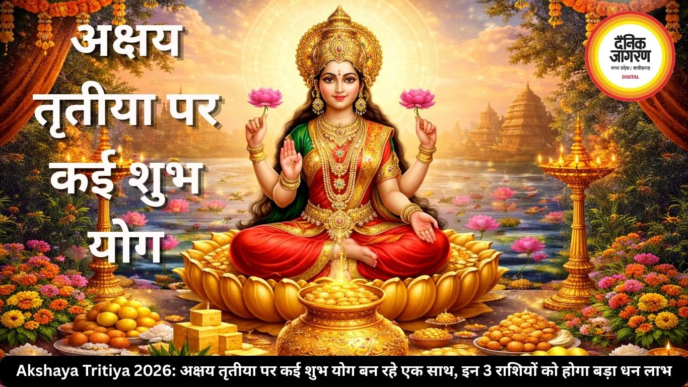 Akshaya Tritiya 2026: अक्षय तृतीया पर कई शुभ योग बन रहे एक साथ, इन 3 राशियों को होगा बड़ा धन लाभ