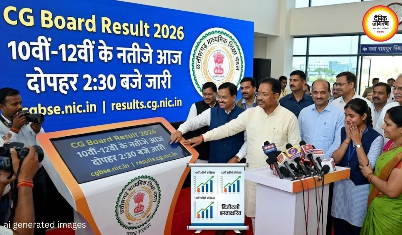 CG Board Result 2026: 10वीं-12वीं के नतीजे आज, ऐसे करें चेक