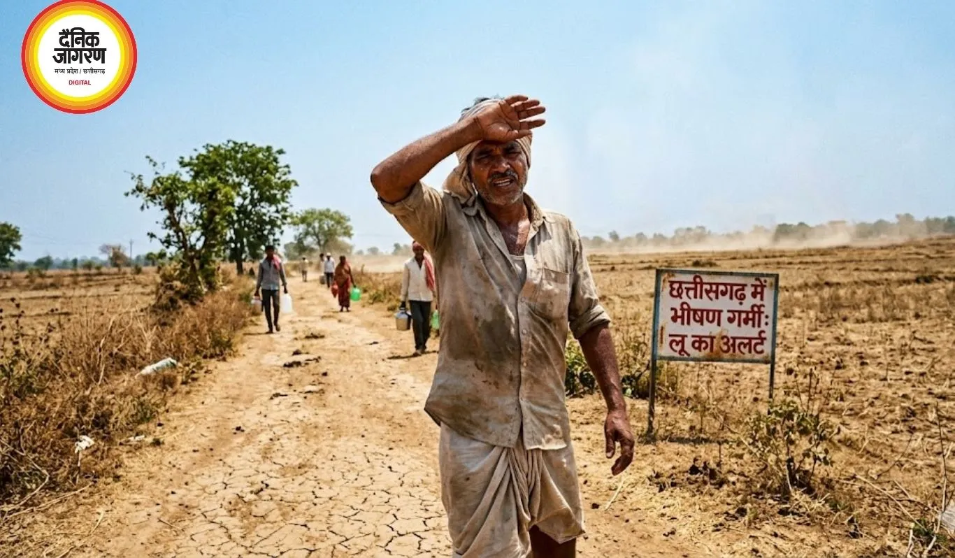 छत्तीसगढ़ में बढ़ी गर्मी: कई इलाकों में लू जैसे हालात, रायपुर में तापमान 41 डिग्री पार