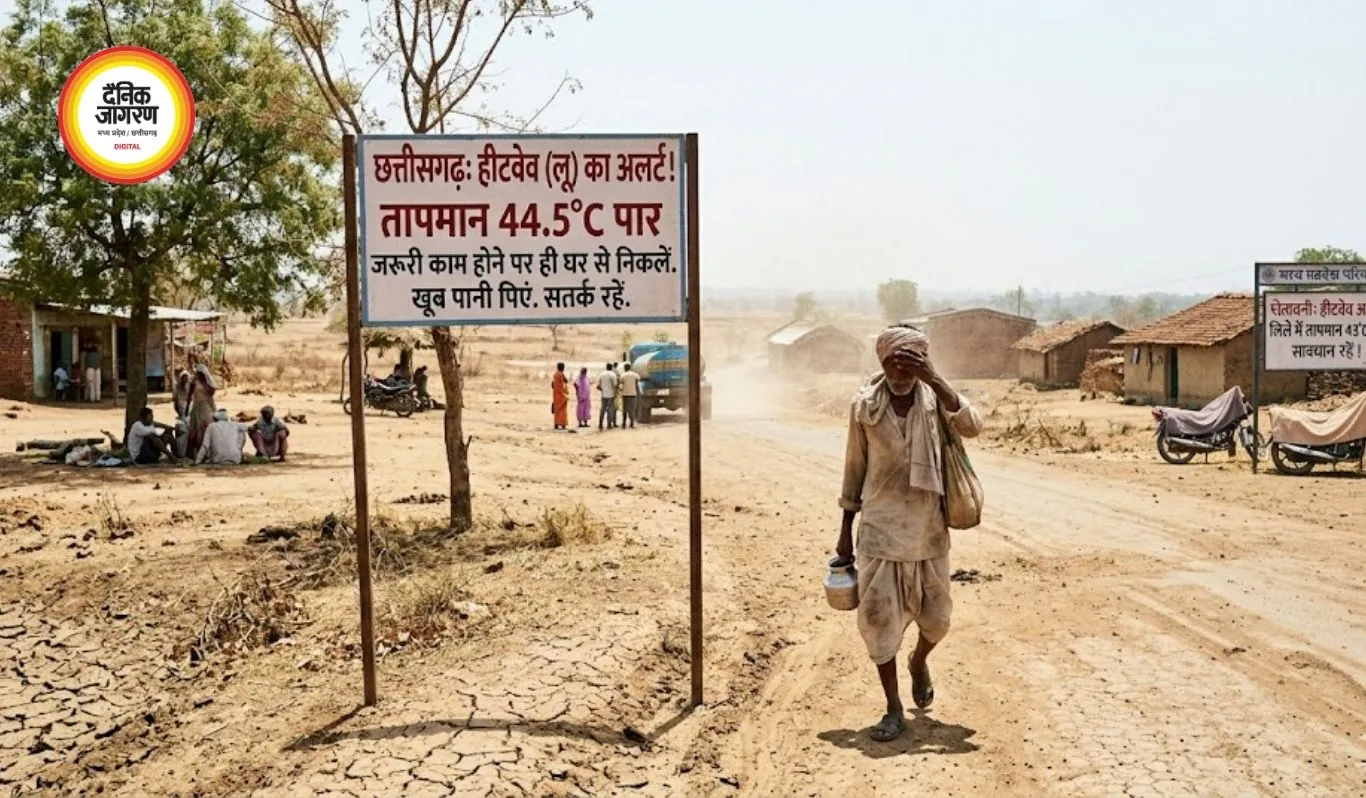 CG Weather Update: छत्तीसगढ़ में भीषण गर्मी का कहर, रायपुर समेत कई जिलों में हीटवेव के आसार