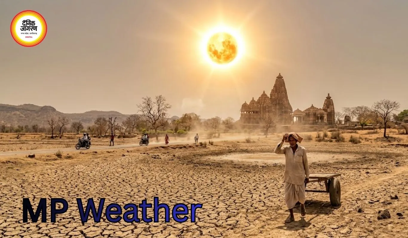 MP में भीषण गर्मी: खजुराहो-नौगांव सबसे गर्म, कई जिलों में लू का अलर्ट