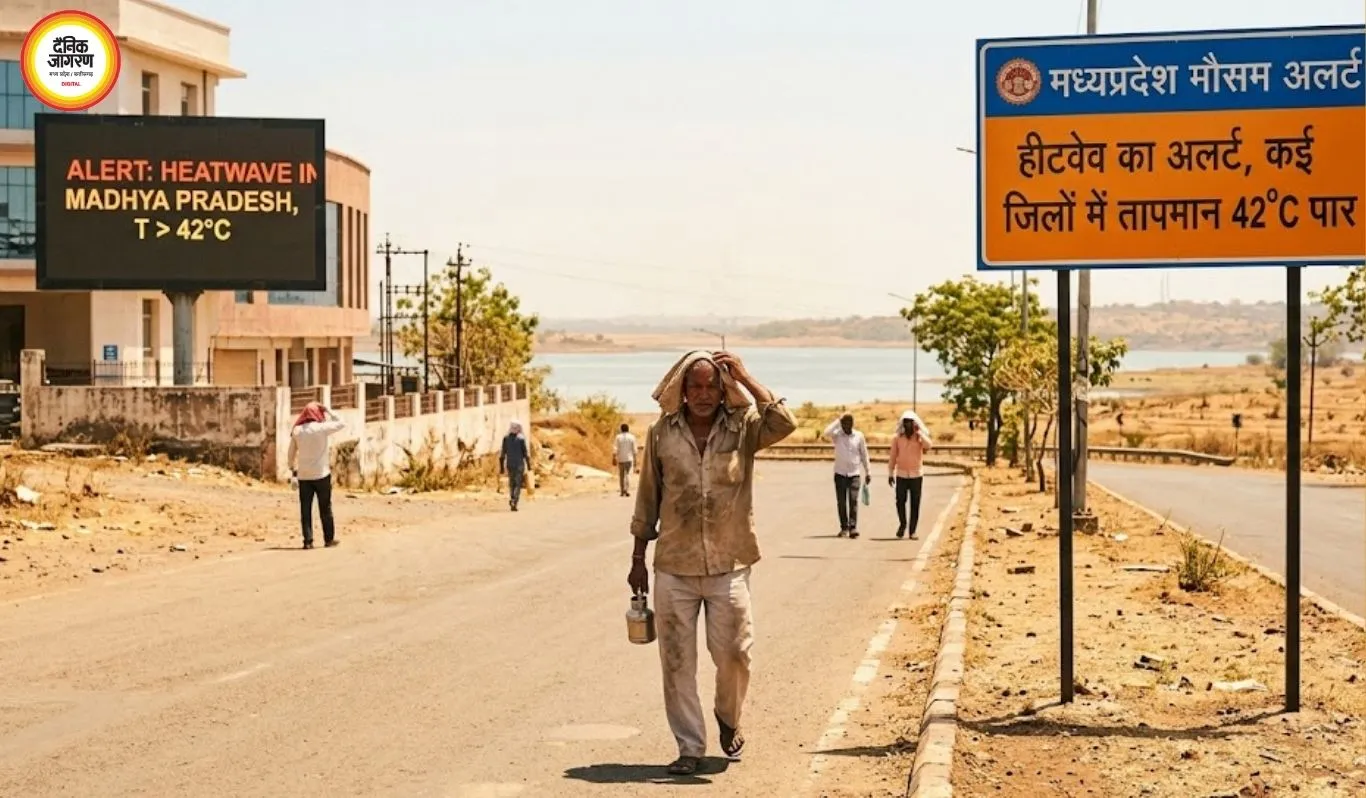MP Weather Update: मध्यप्रदेश में हीटवेव का अलर्ट, कई जिलों में तापमान 42°C पार