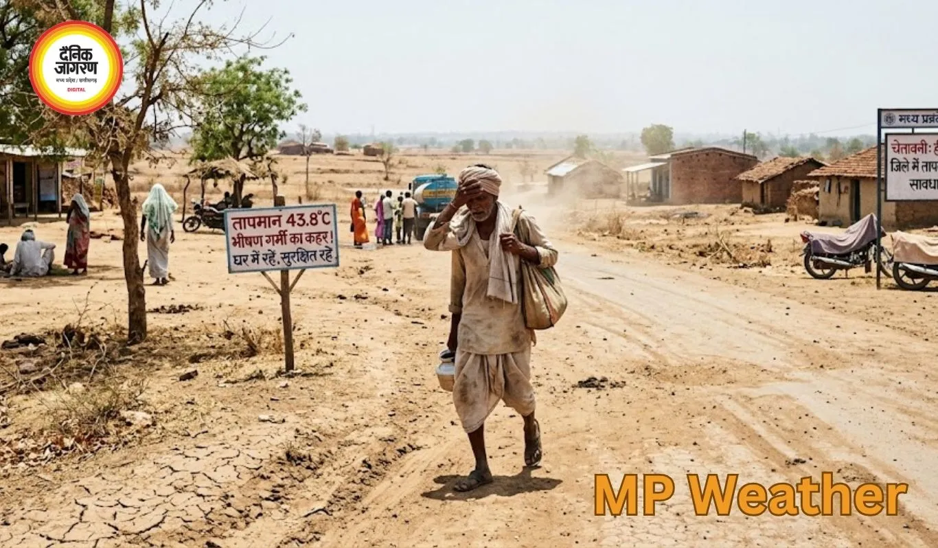 MP Weather Alert: मध्य प्रदेश में भीषण गर्मी का कहर, पहली बार 43°C पार; कई जिलों में हीटवेव अलर्ट