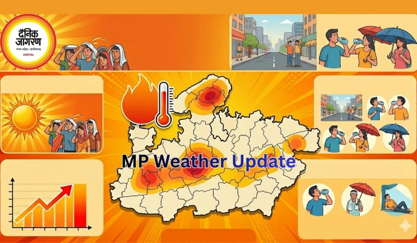MP Weather Update: मध्यप्रदेश में पारा 40 पार, कई शहरों में तेज गर्मी का कहर