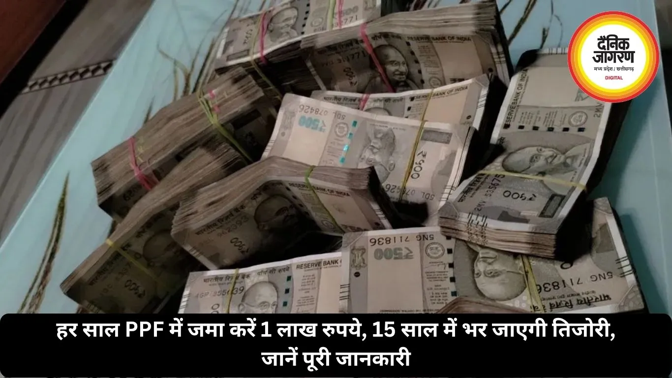 हर साल PPF में जमा करें 1 लाख रुपये, 15 साल में भर जाएगी तिजोरी, जानें पूरी जानकारी