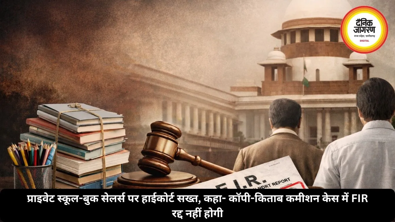 प्राइवेट स्कूल-बुक सेलर्स पर हाईकोर्ट सख्त, कहा- कॉपी-किताब कमीशन केस में FIR रद्द नहीं होगी
