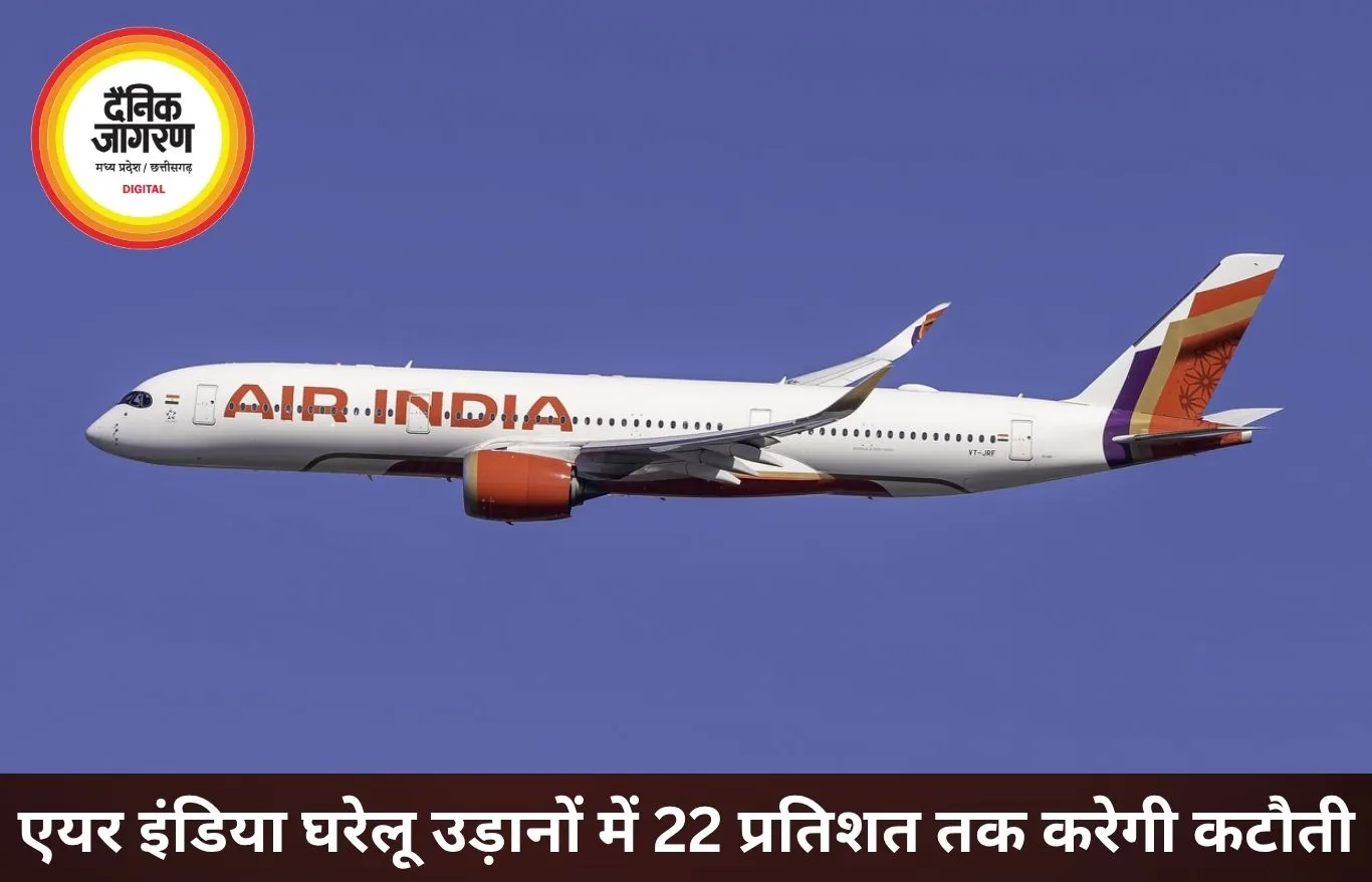 एअर इंडिया 22% तक घरेलू उड़ानें घटाएगी, इंडिगो भी करेगी कटौती