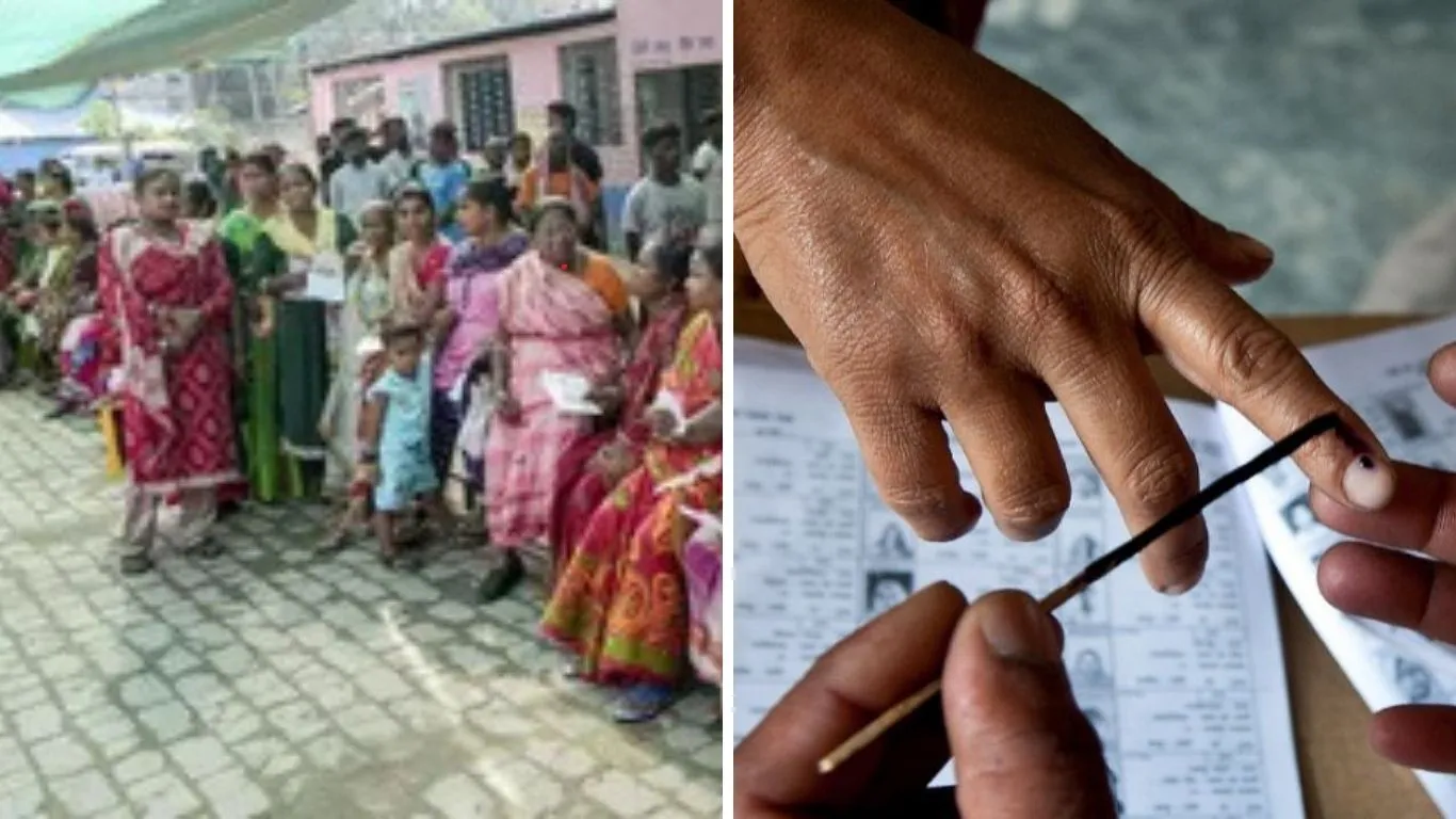 गड़बड़ी वाले बूथों पर आज दोबारा मतदान, कड़ी सुरक्षा में जारी वोटिंग