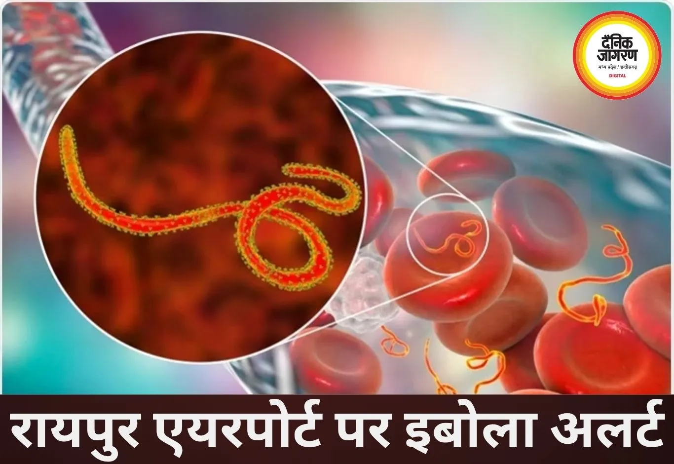 इबोला संक्रमण को लेकर छत्तीसगढ़ अलर्ट, रायपुर एयरपोर्ट पर बढ़ाई गई निगरानी