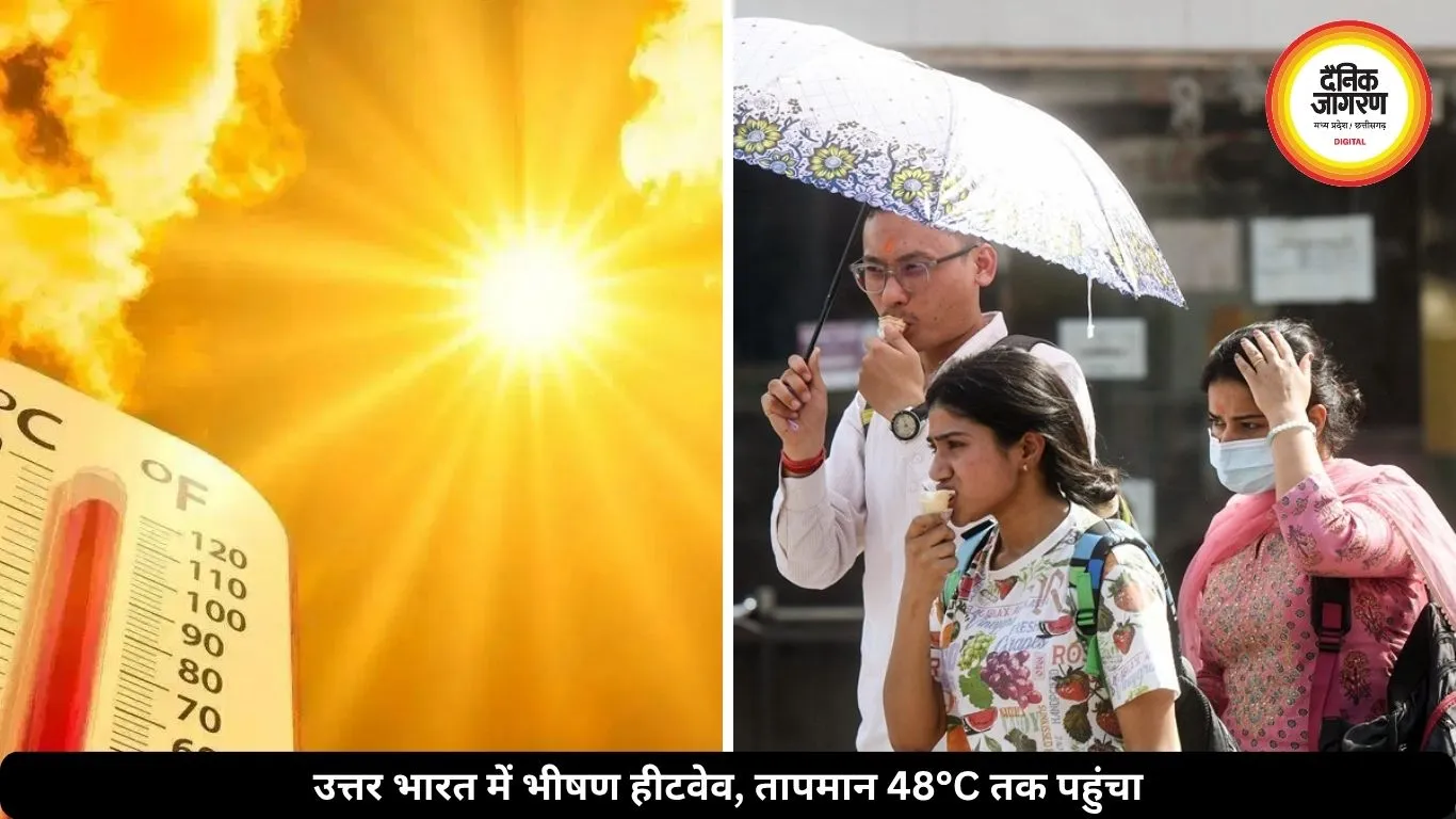 राजस्थान, MP-UP में 10 दिन तक पड़ेगी भीषण गर्मी, तापमान 48°C तक पहुंचा, अभी बारिश के आसार नहीं