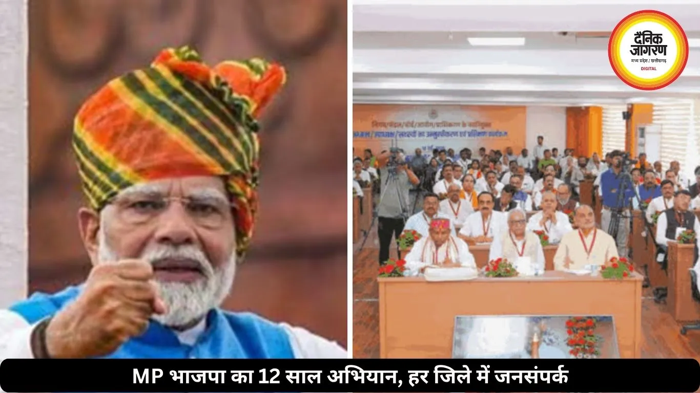MP में भाजपा का बड़ा जनसंपर्क अभियान, हर जिले में 500 ओपिनियन मेकर्स तक पहुंचेगी पार्टी