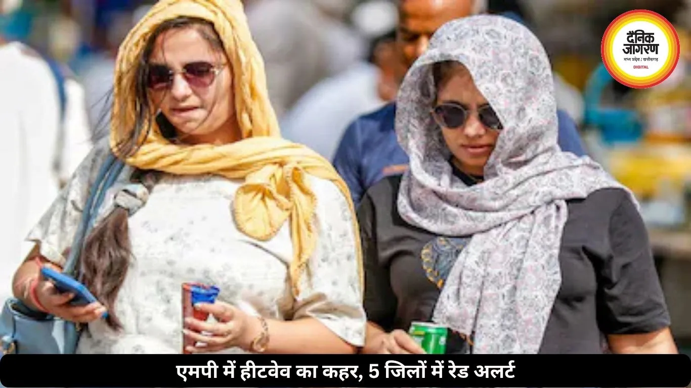 एमपी में 45 जिले भीषण गर्मी की चपेट में, 5 में रेड अलर्ट जारी, 28 मई से बदलेगा मौसम