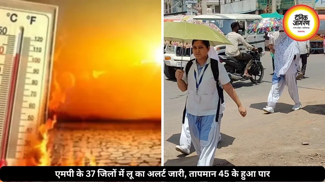 एमपी में भीषण गर्मी का कहर, 37 जिलों में लू का अलर्ट हुआ जारी