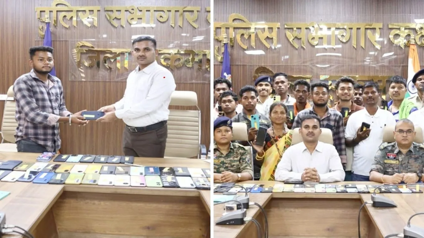 सुकमा पुलिस की बड़ी कामयाबी, 52 गुम मोबाइल असली मालिकों को लौटाए