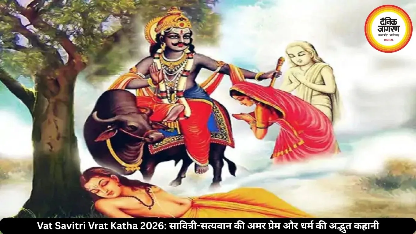 वट सावित्री व्रत कथा 2026: सावित्री-सत्यवान की पौराणिक कथा को पढ़कर ही मिलेगा व्रत का फल, जरूर पढ़ें