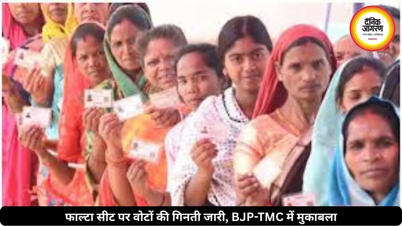 फाल्टा सीट पर मतगणना जारी, BJP-TMC में किसके खाते में जाएगी जीत