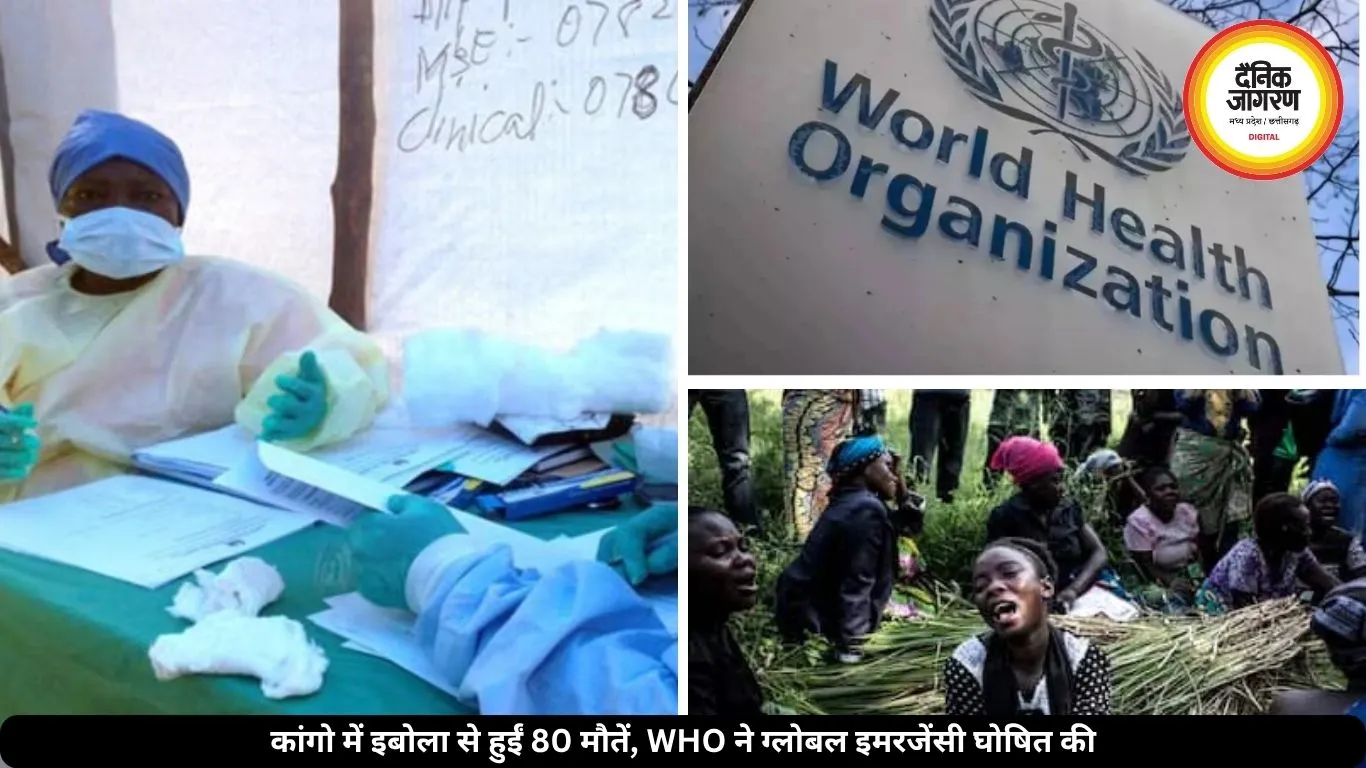 कांगो में इबोला का कहर: 80 मौतें हुईं, 246 संदिग्ध केस से मचा हड़कंप, WHO ने घोषित की ग्लोबल हेल्थ इमरजेंसी