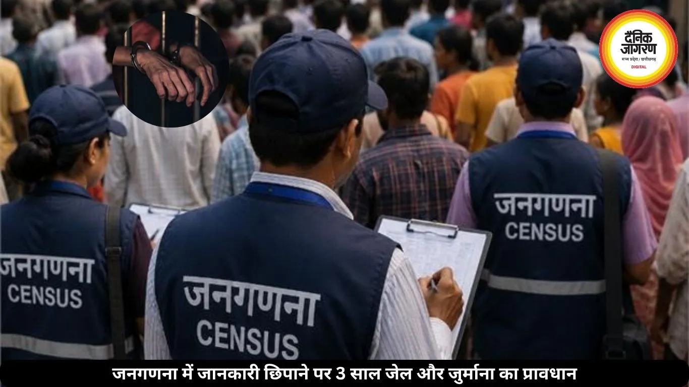 जनगणना में घर–गाड़ी की डिटेल छिपाई तो सीधा जाएंगे जेल, जुर्माना भी लगेगा