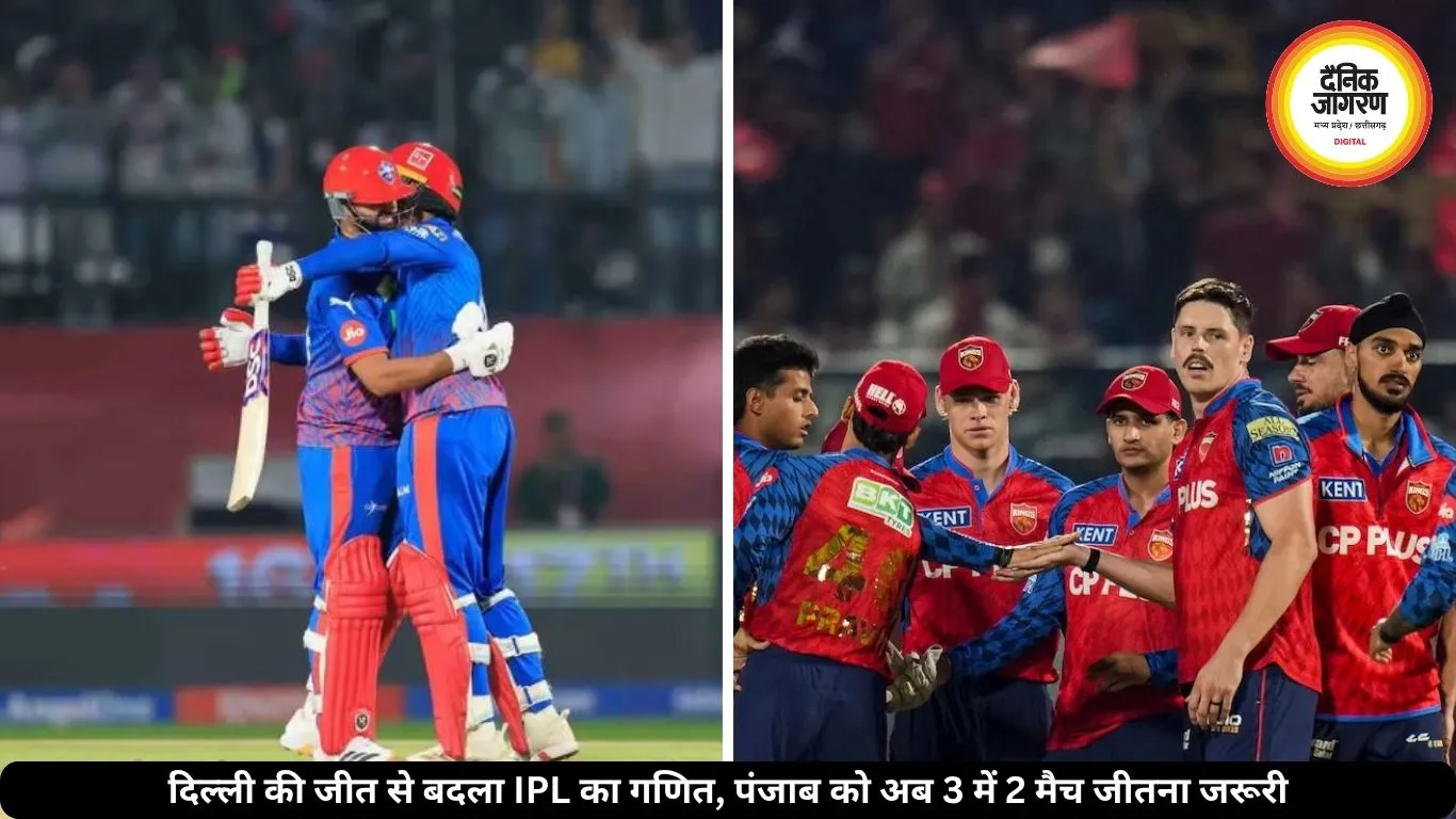 IPL प्लेऑफ रेस रोमांचक, दिल्ली की उम्मीदें जिंदा, पंजाब पर बढ़ा दबाव