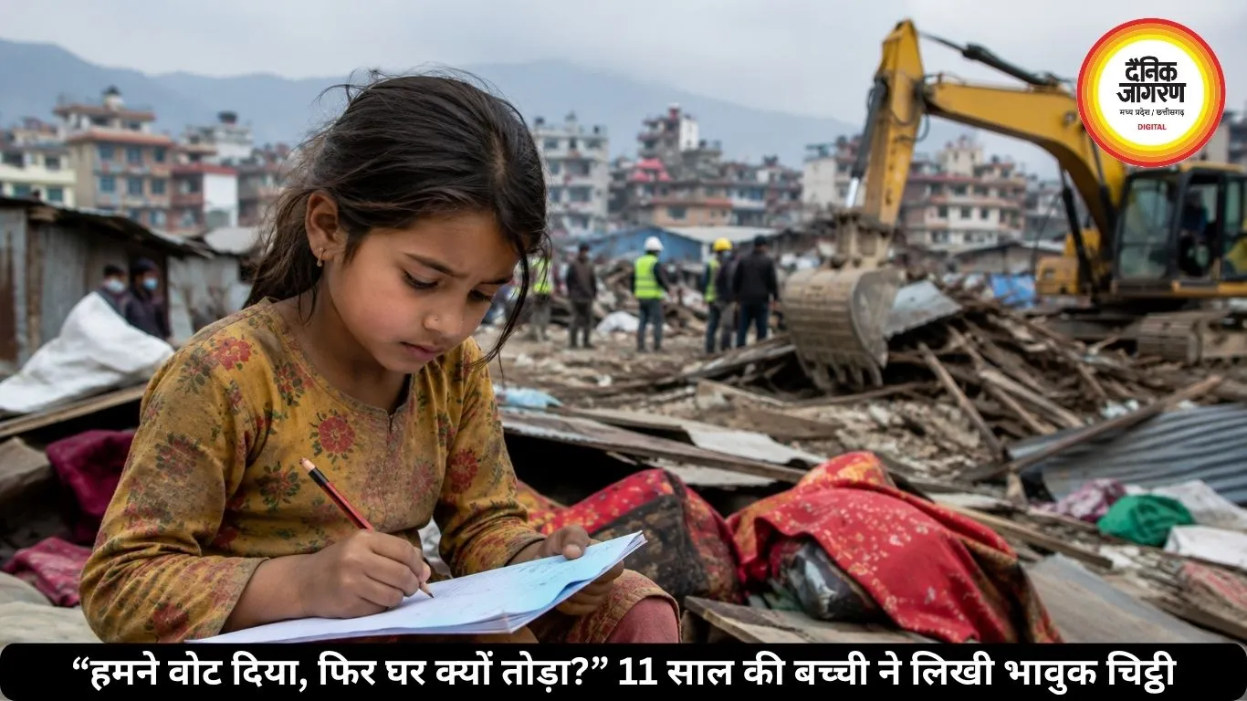 “हमने वोट दिया, फिर घर क्यों तोड़ा?” 11 साल की बच्ची की भावुक चिट्ठी बनी इंसाफ की आवाज
