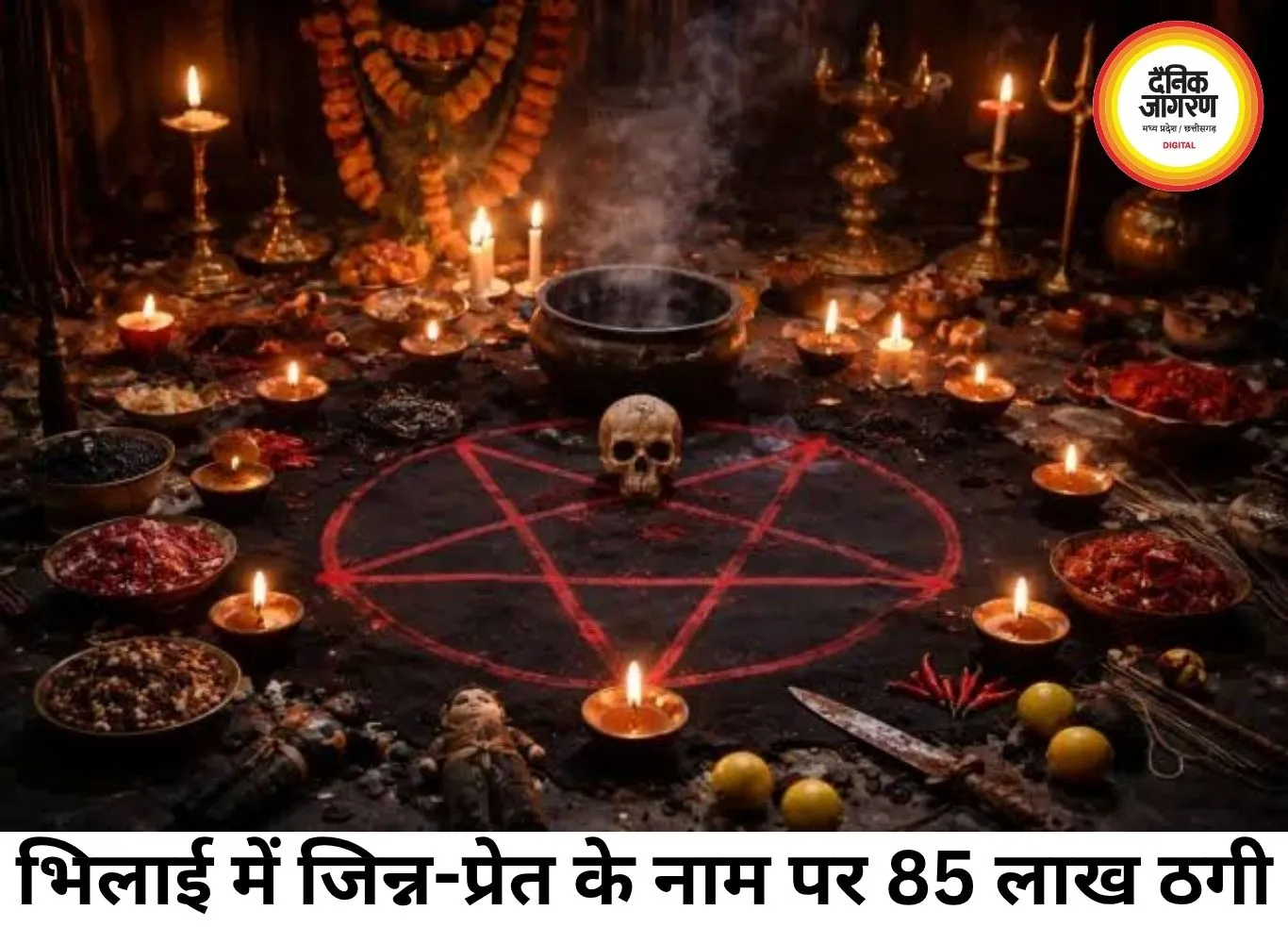 जिन्न-प्रेत और ऑनलाइन ट्रेडिंग के नाम पर 85 लाख की ठगी, महिला से लगातार वसूली