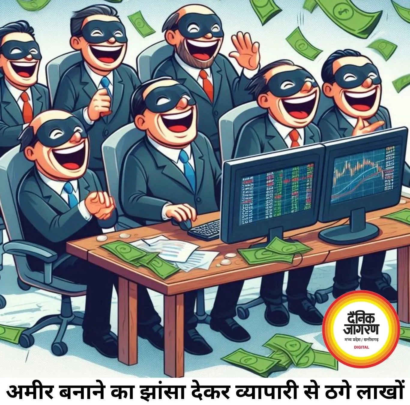 बिलासपुर में रातों-रात अमीर बनाने का झांसा, व्यापारी से 2.50 लाख की ठगी