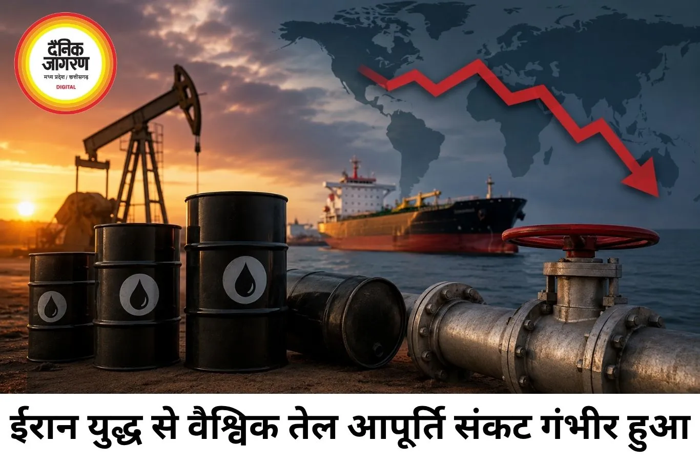 ईरान जंग के बीच वैश्विक तेल संकट गहराया, 115 करोड़ बैरल सप्लाई गायब
