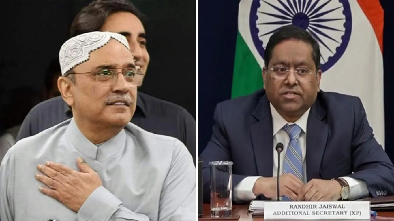 पाक राष्ट्रपति जरदारी के कश्मीर-काशी बयान पर भारत का कड़ा जवाब, कहा- आंतरिक मामलों में दखल बर्दाश्त नहीं