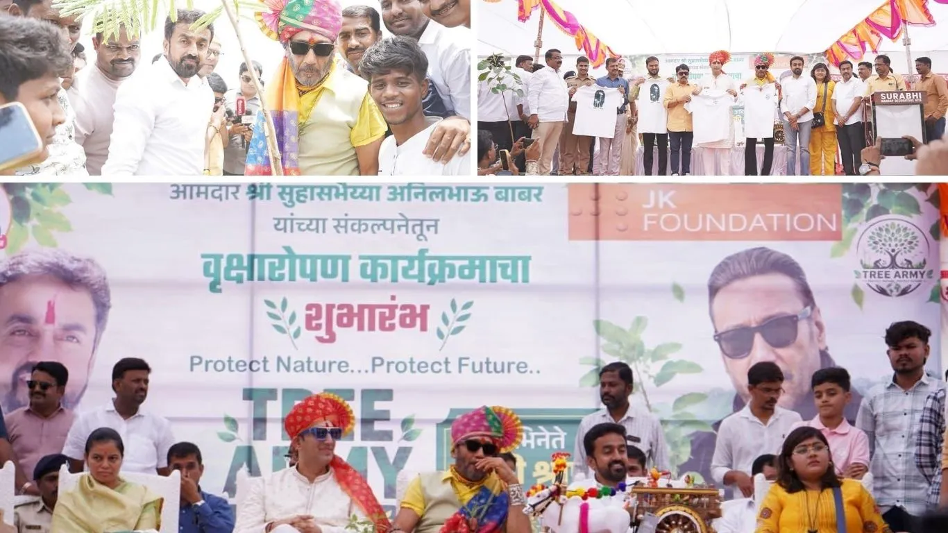 जैकी श्रॉफ जुड़े विधायक सुहास बाबर की वृक्षारोपण मुहिम से, ‘ट्री आर्मी’ को मिलेगा राष्ट्रीय विस्तार