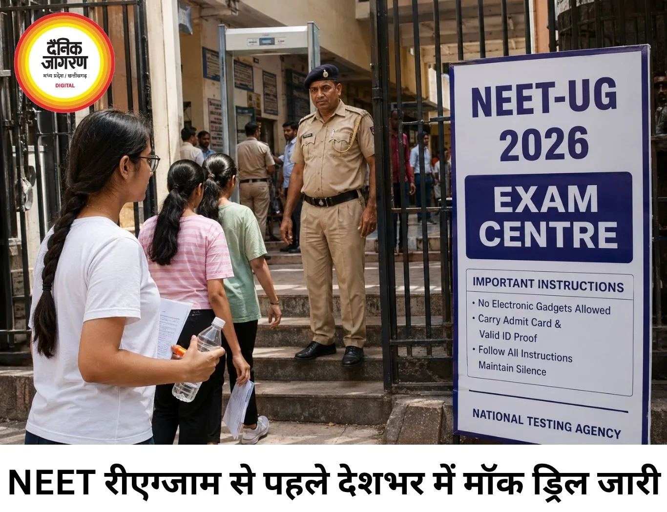 NEET री-एग्जाम से पहले देशभर में NTA की मॉक ड्रिल, 551 शहरों में तैयारी तेज