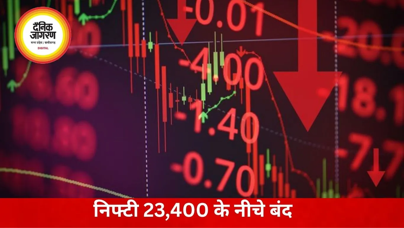 शेयर बाजार में चौथे दिन भी बिकवाली का दबाव, सेंसेक्स 500 अंक से ज्यादा टूटा