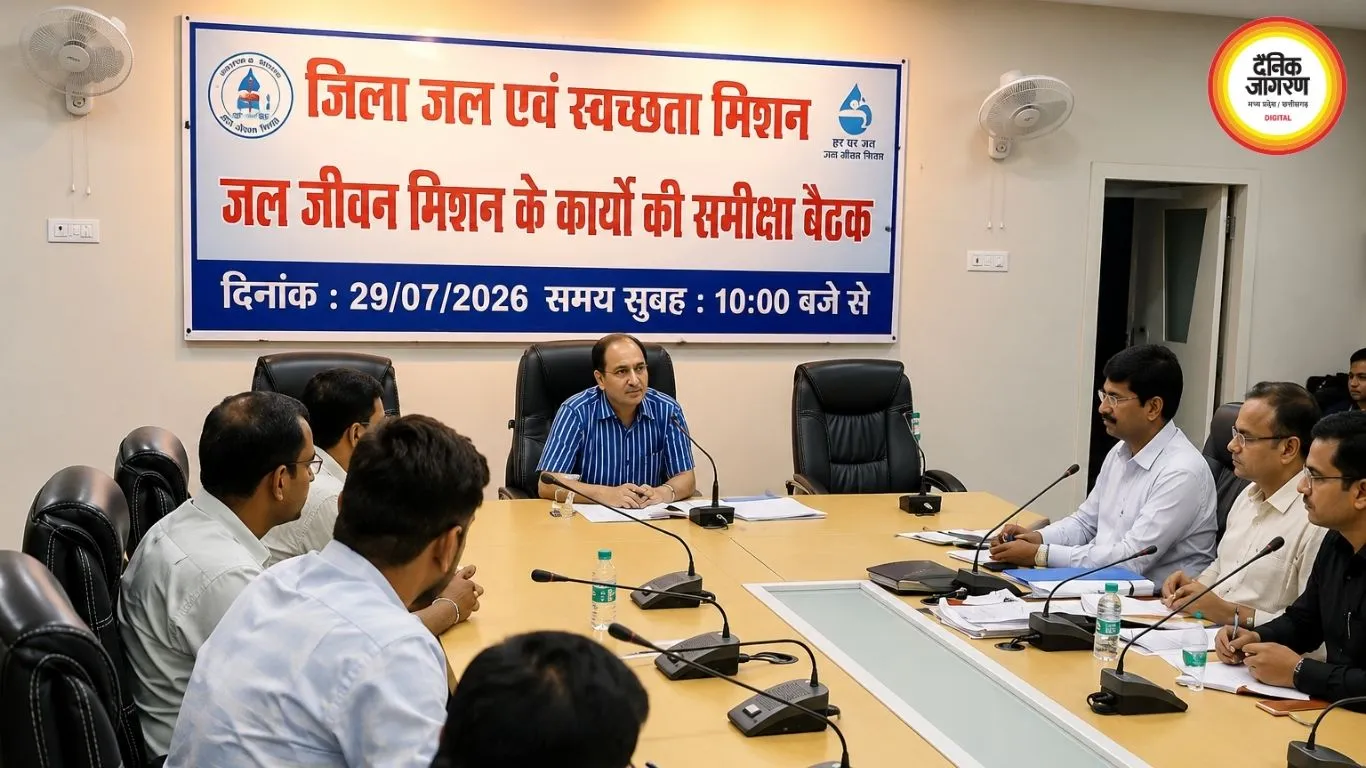 बिलासपुर में जल जीवन मिशन की रफ्तार बढ़ाने के निर्देश, मार्च 2027 तक हर ग्रामीण घर में शुद्ध पानी का लक्ष्य