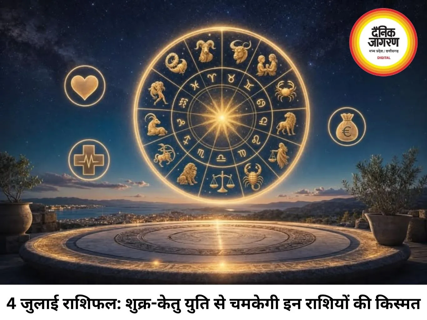 दैनिक राशिफल 04 जुलाई 2026: शुक्र और केतु की युति से बदलेगी इन राशियों की किस्मत, जानें आज का अपना भाग्यफल